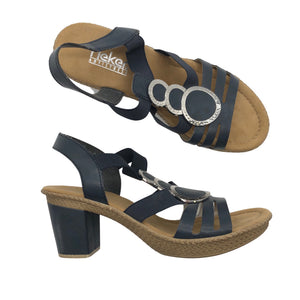 Unisex Rieker - Korolliset sandaalit, koko 39 -  (1)