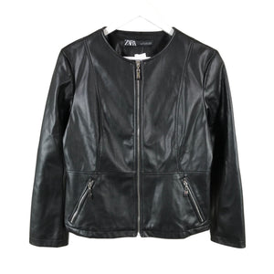 Unisex Zara - Nahkatakki, koko 40 -  (1)
