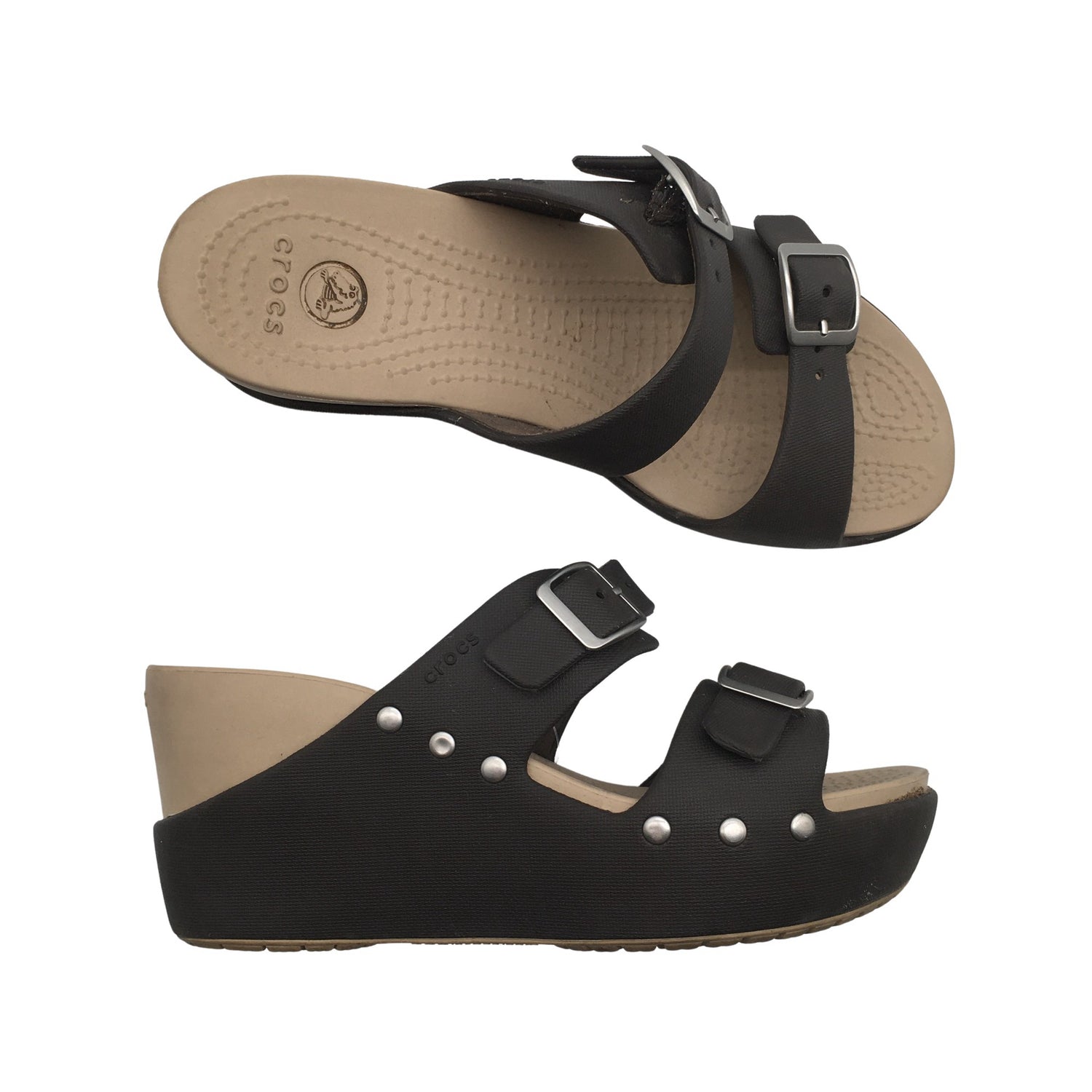  Kiilakorkosandaalit  Kiilakorkosandaalit, koko 36  Crocs 