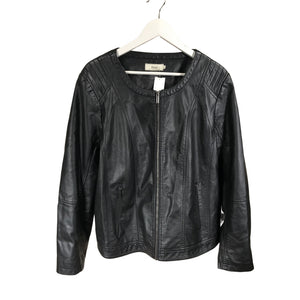 Unisex Zizzi - Nahkatakki, koko 50 -  (1)