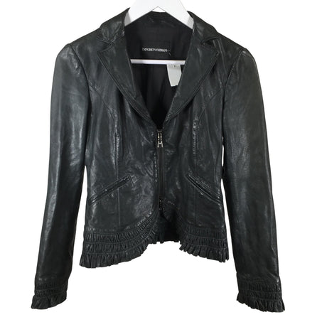 Unisex Emporio Armani - Nahkatakki, koko 38 -  ()