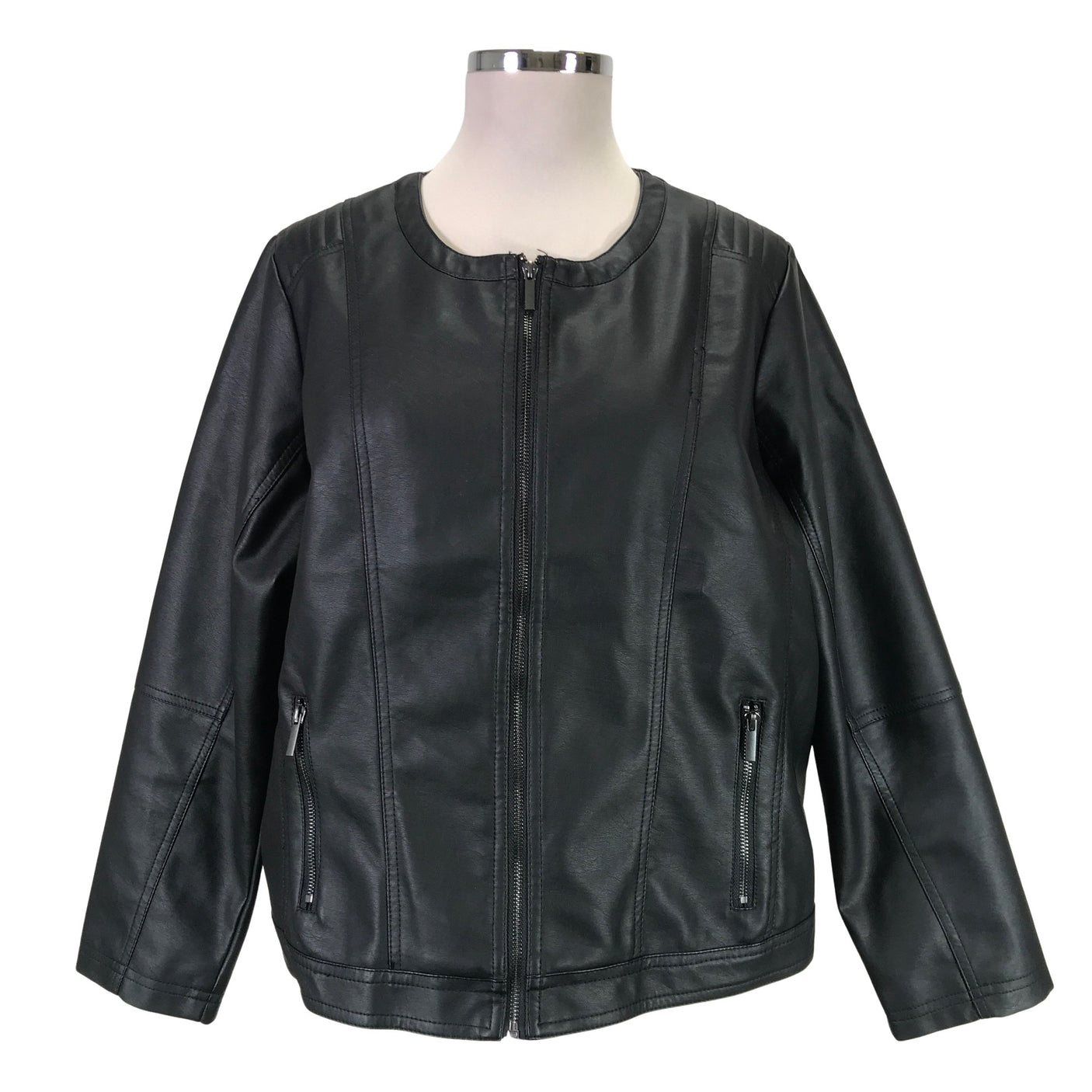Unisex Zizzi - Nahkatakki, koko 50 -  (1)