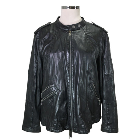 Unisex Sheego - Nahkatakki, koko 50 -  ()