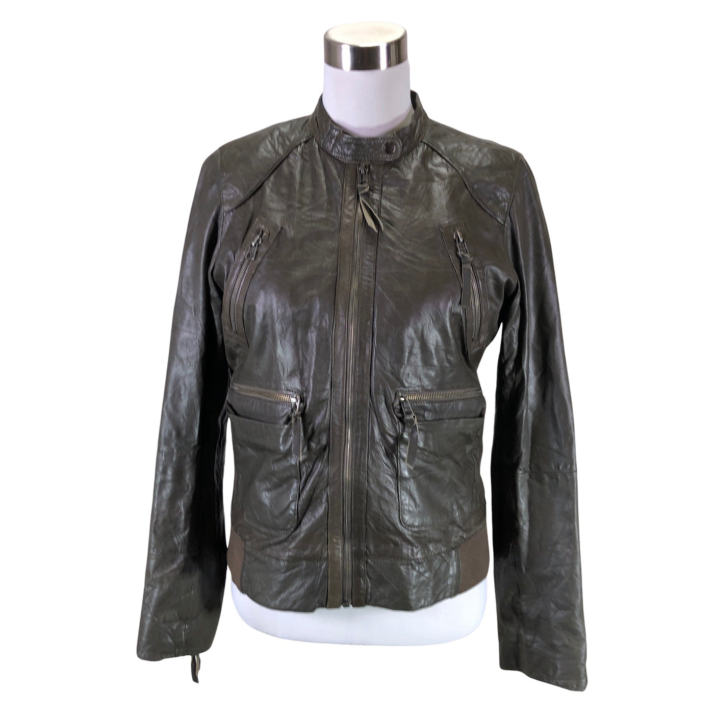 Unisex Naf Naf - Nahkatakki, koko 38 -  (1)