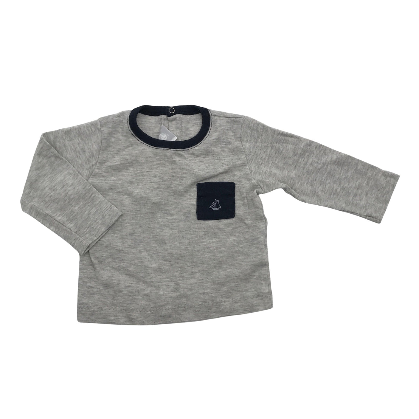 Unisex Petit Bateau - Trikoopaita, koko 68 - 74 -  (1)