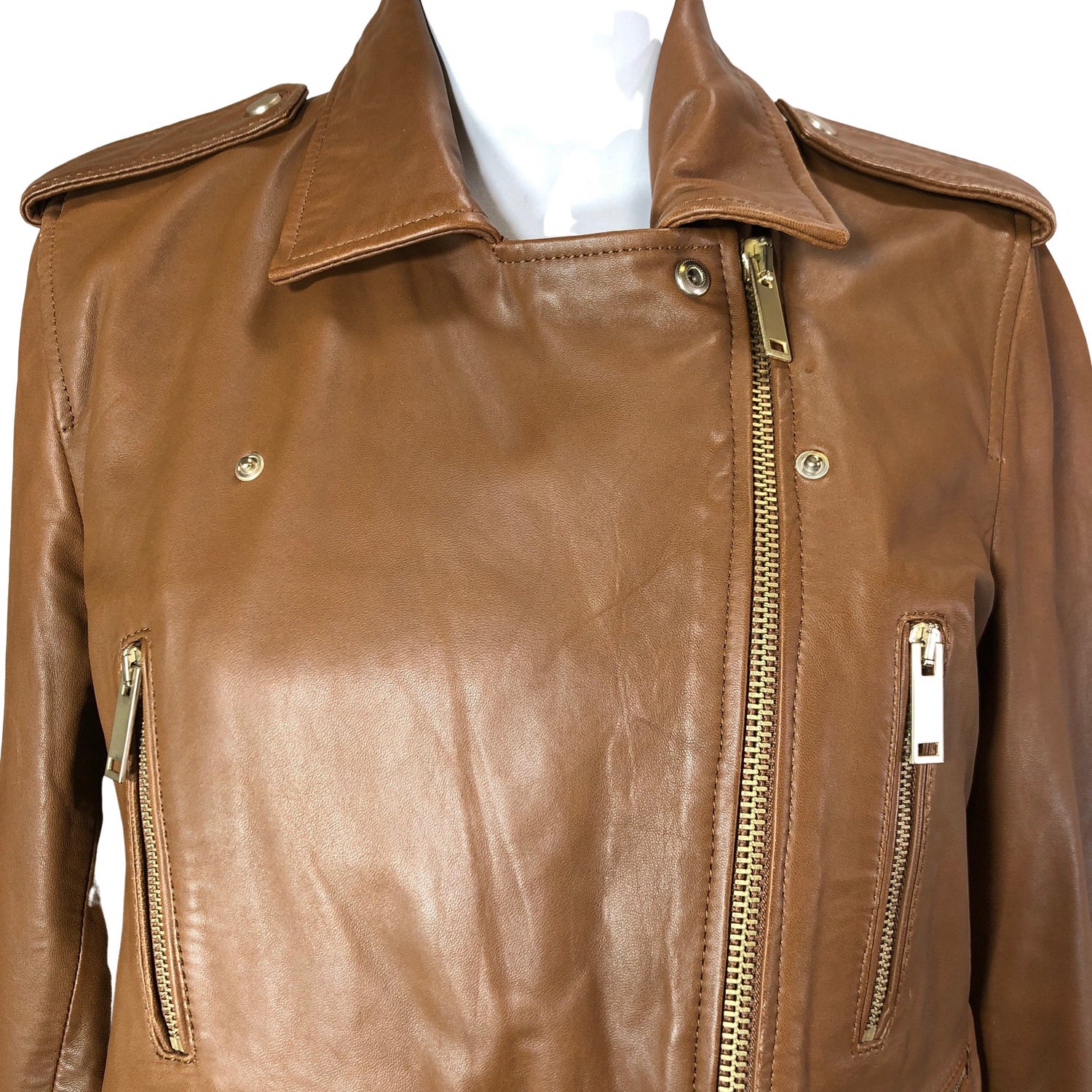  Nahkatakki  Nahkatakki, koko 42  Massimo Dutti 