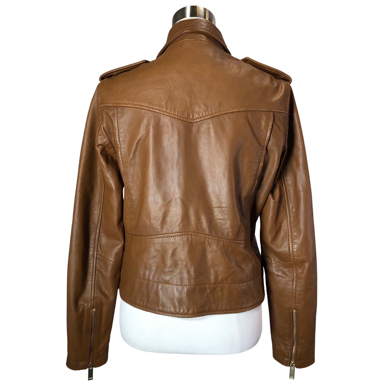  Nahkatakki  Nahkatakki, koko 42  Massimo Dutti 
