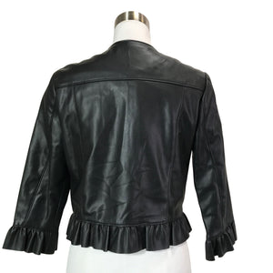 Unisex Zara - Nahkatakki, koko 40 -  (2)