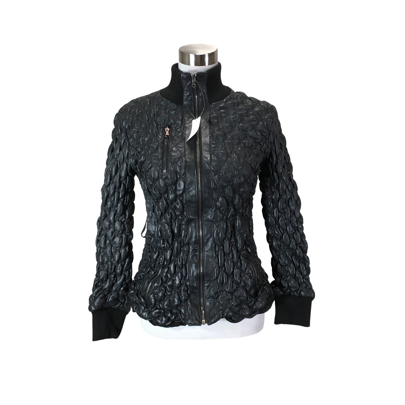 Unisex Bruno Morelli - Nahkatakki, koko 34 -  (1)