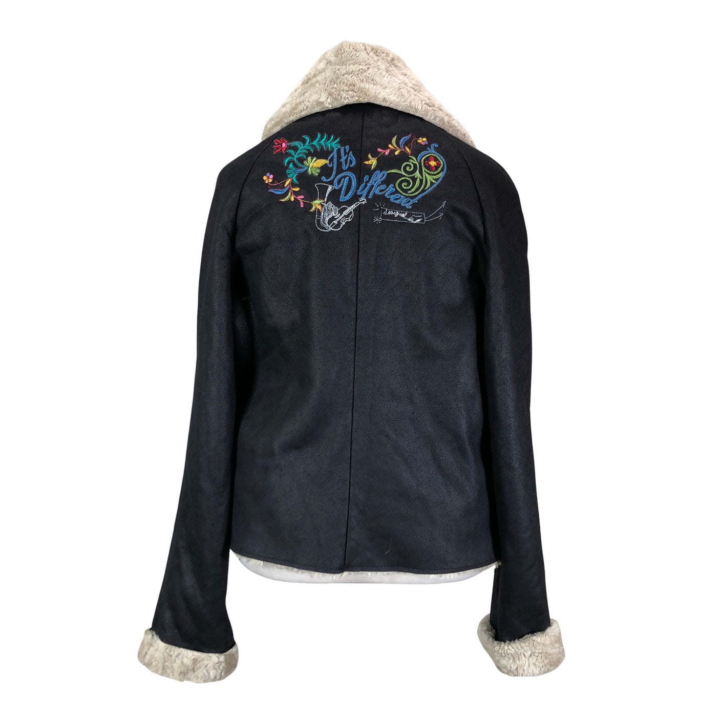 Unisex Desigual - Nahkatakki, koko 46 -  (2)