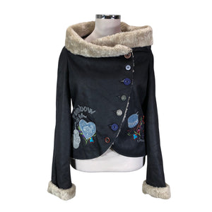 Unisex Desigual - Nahkatakki, koko 46 -  (1)