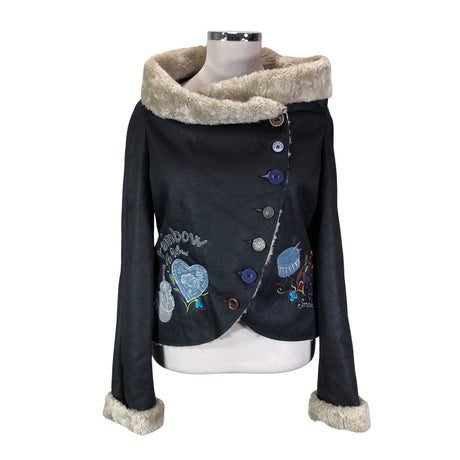 Unisex Desigual - Nahkatakki, koko 46 -  ()