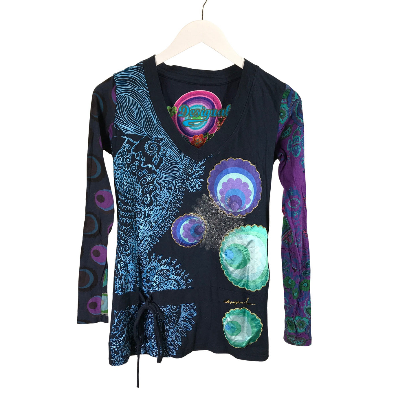 Unisex Desigual - Trikoopaita, koko 38 -  (1)