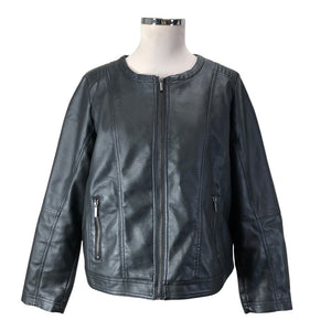Unisex Zizzi - Nahkatakki, koko 48 -  (1)