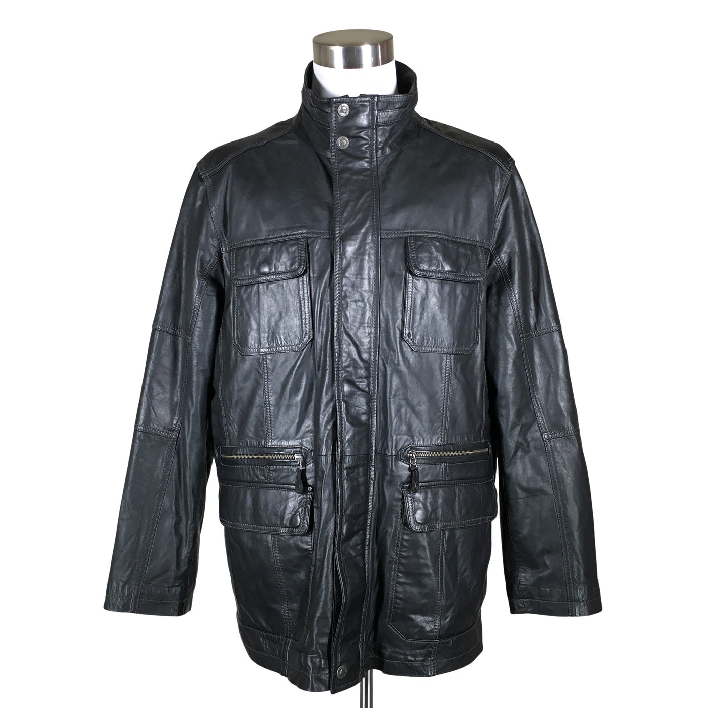 Unisex Brandt - Nahkatakki, koko XXL -  (1)