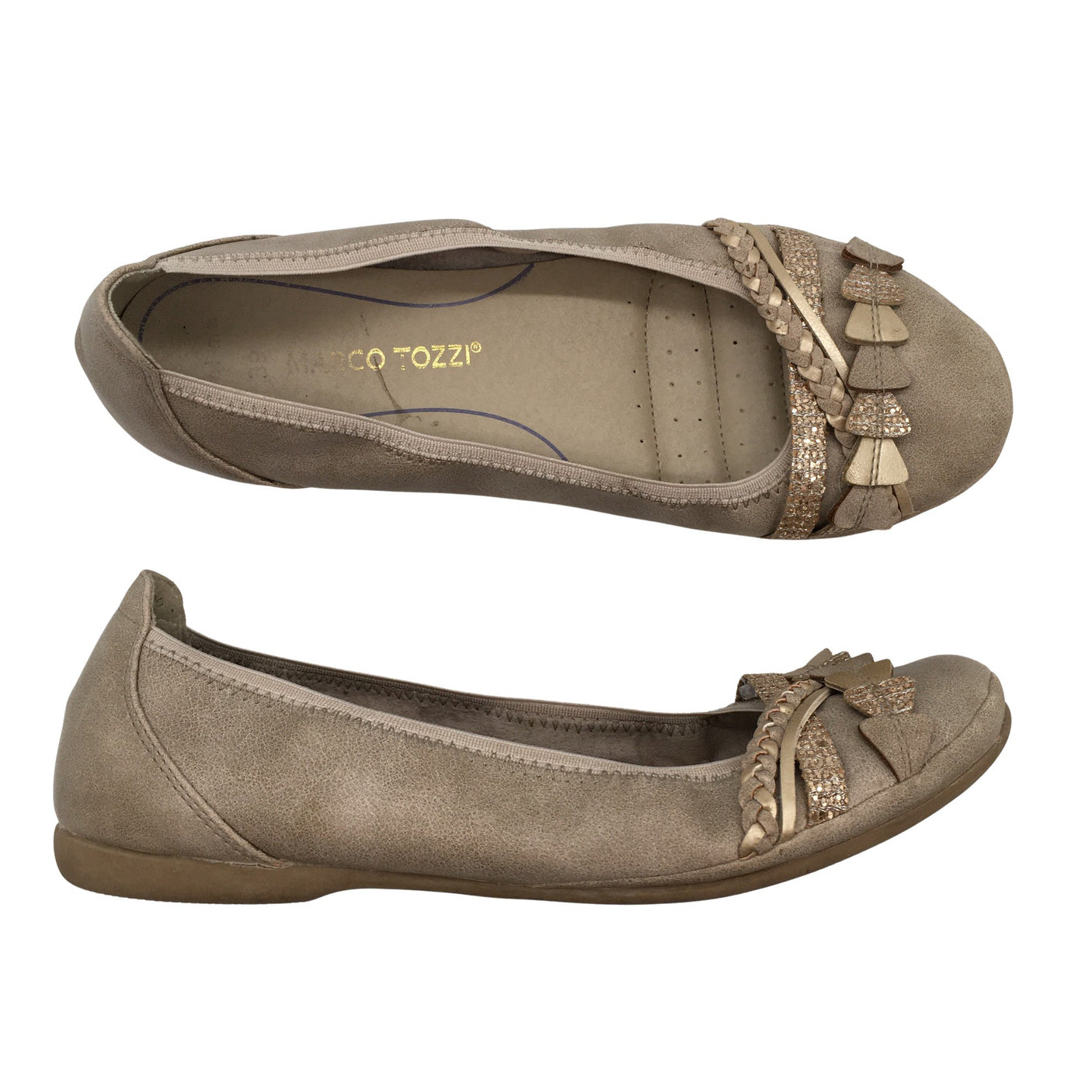 Unisex Marco Tozzi - Ballerinat, koko 39 -  (1)