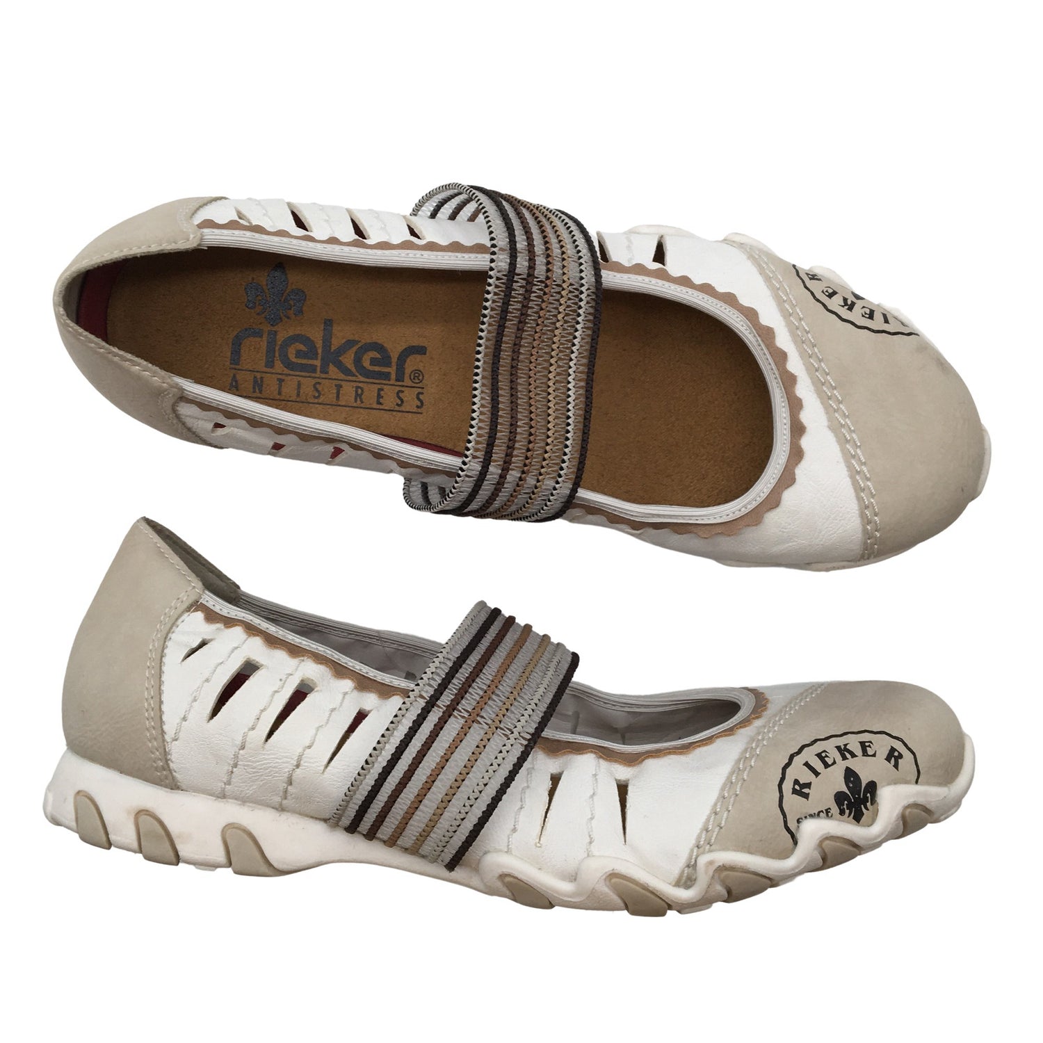  Ballerinat  Ballerinat, koko 37  Rieker 