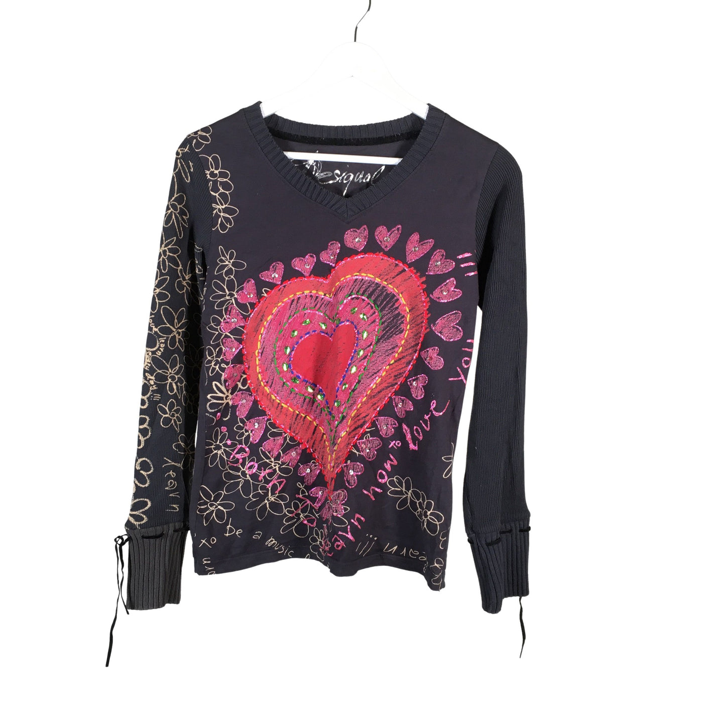 Unisex Desigual - Trikoopaita, koko 38 -  (1)