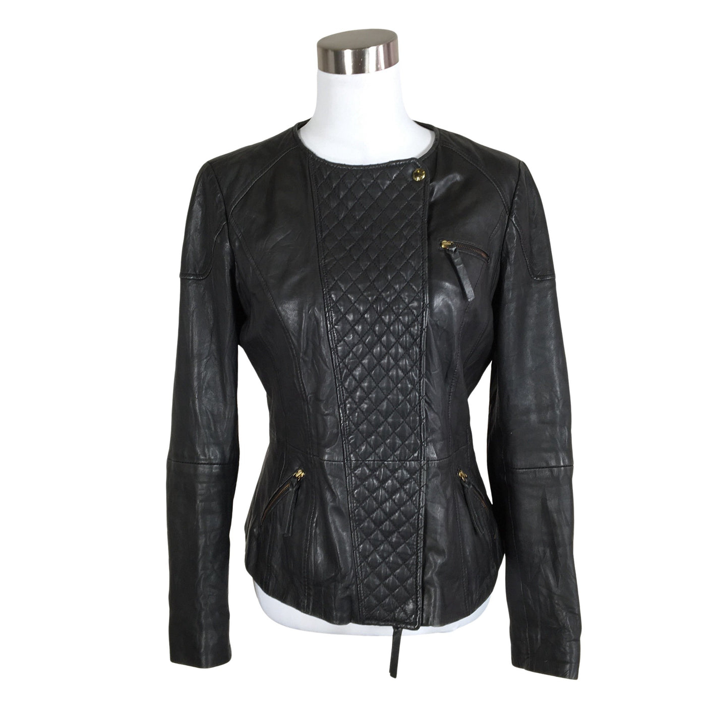 Unisex Hugo Boss - Nahkatakki, koko 38 -  (1)