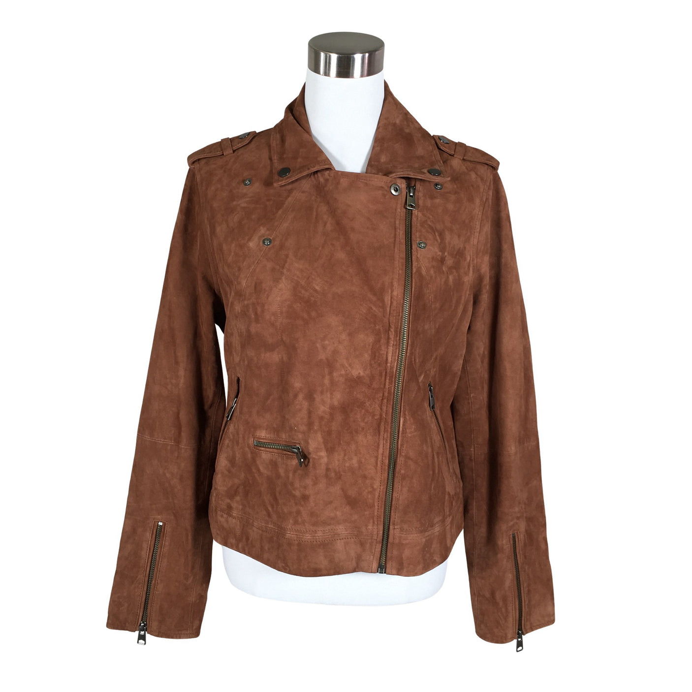 Unisex Saint Tropez - Nahkatakki, koko 40 -  (3)