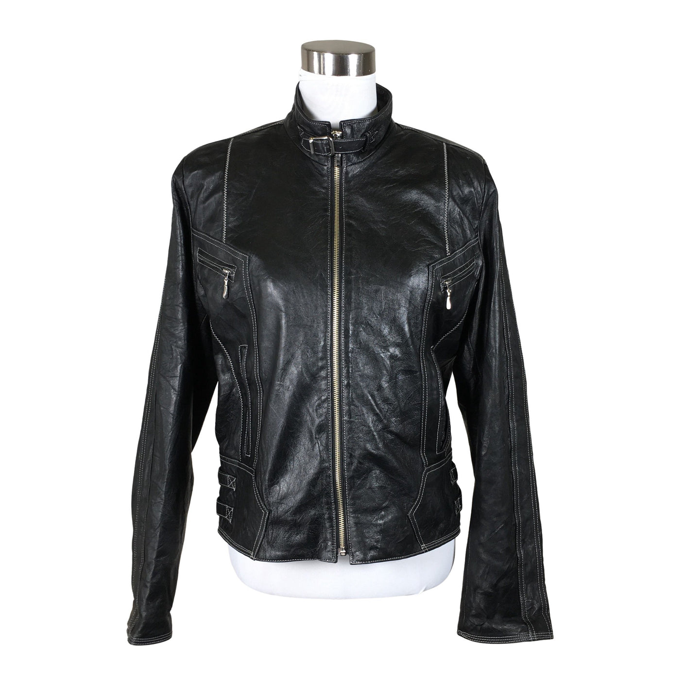 Unisex Fidanelli - Nahkatakki, koko 40 -  (1)