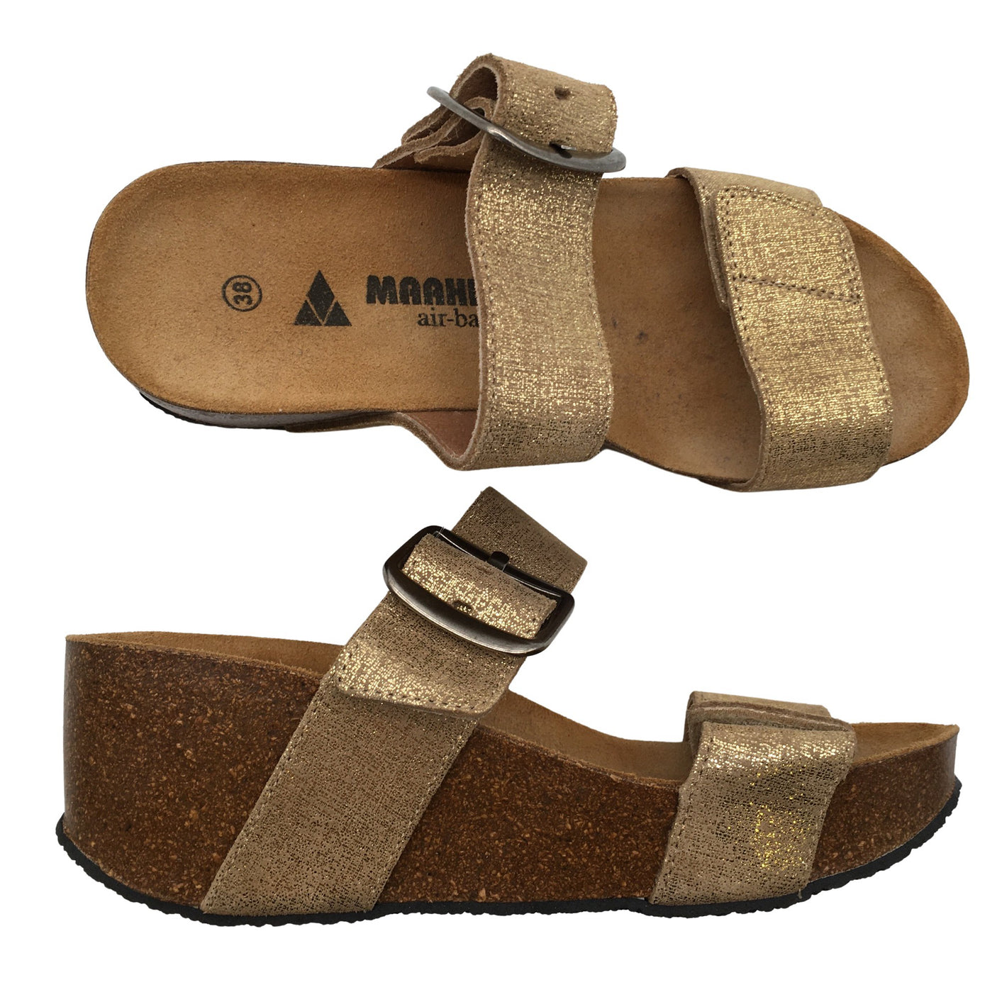 Unisex Maahiset - Korolliset sandaalit, koko 38 -  (1)