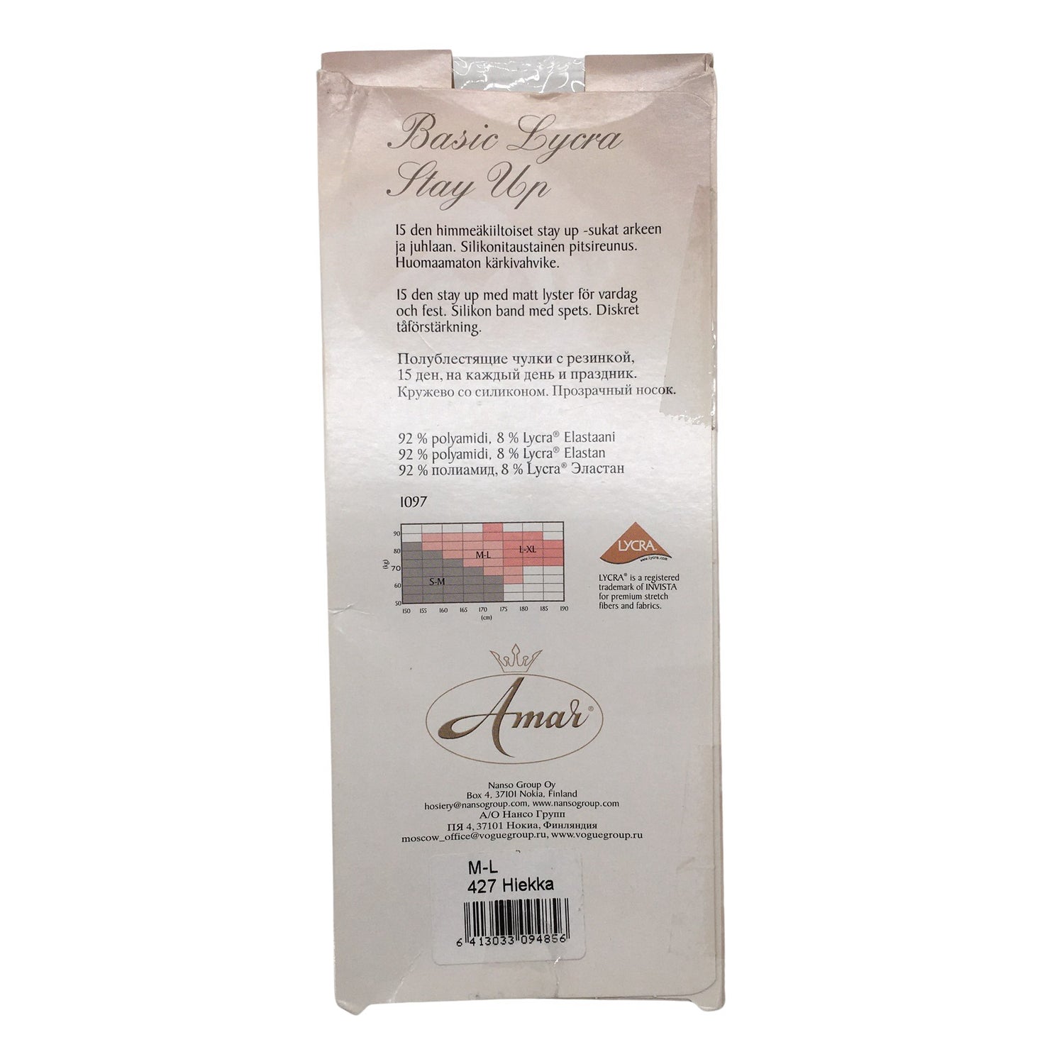 Sukkahousut, ohuet, koko 38