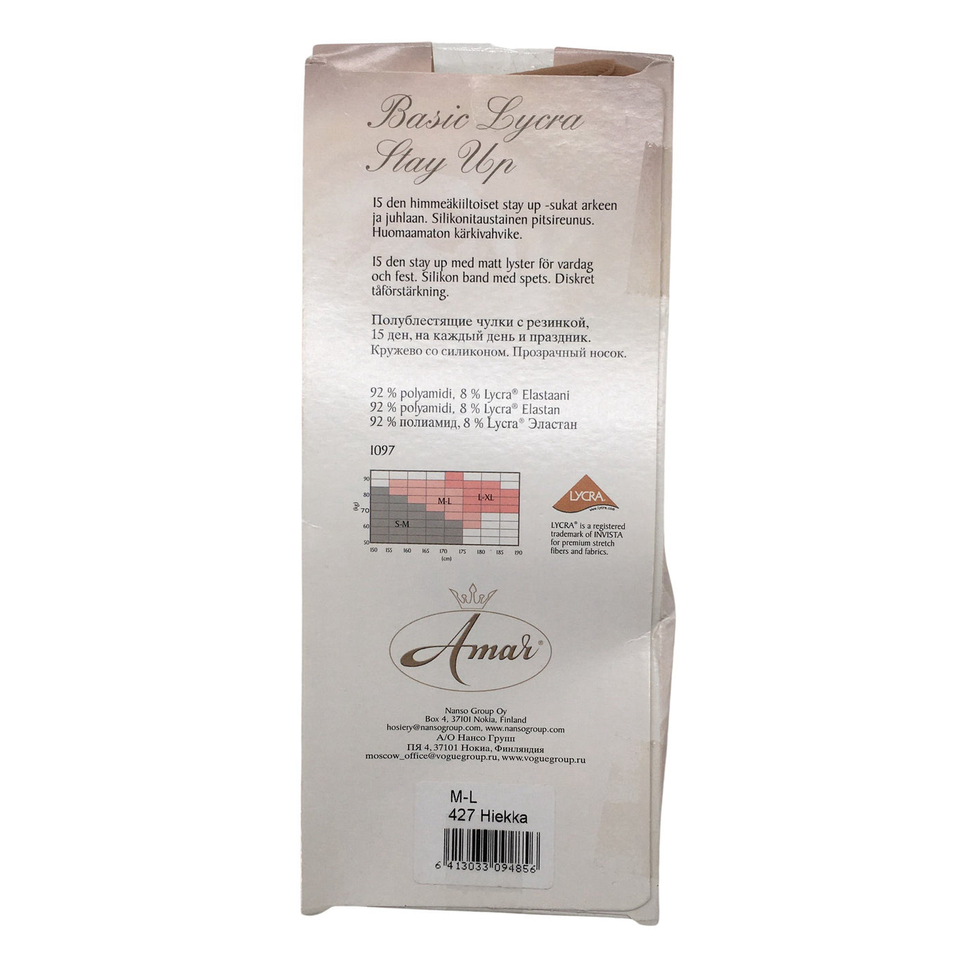 Sukkahousut, ohuet, koko 38