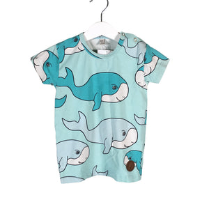 Unisex Blaa - T-paita, koko 86 - 92 -  (1)