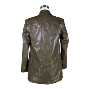 Unisex Zara - Nahkatakki, koko 34 -  (2)