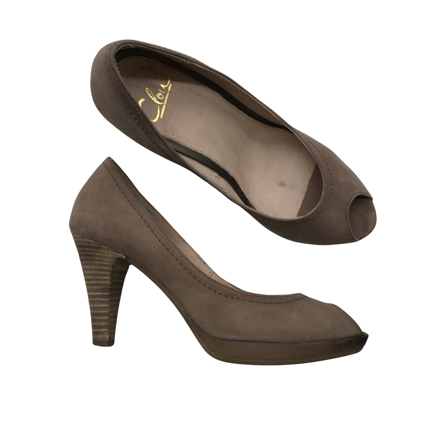 Unisex Clou - Avokärkiset korkokengät, koko 38 -  (1)