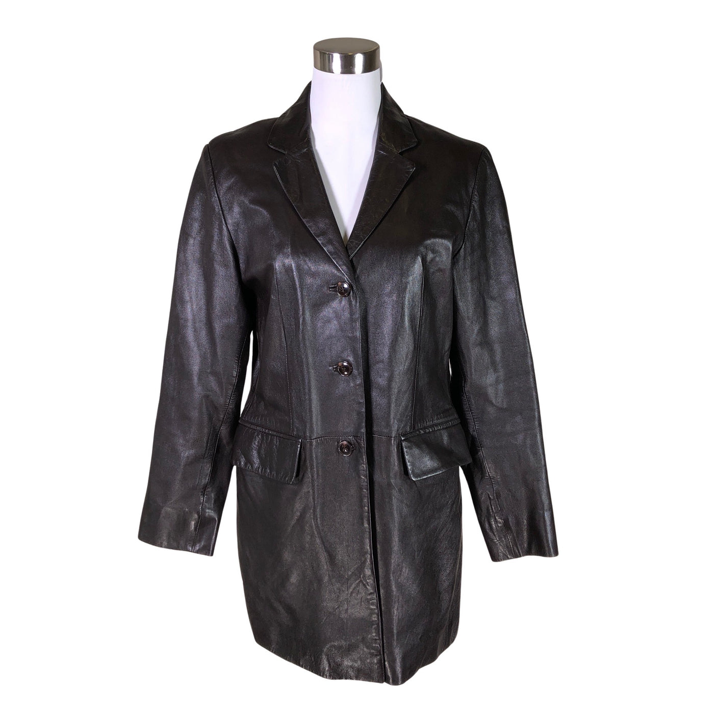 Nahk jakk, suurus 38.