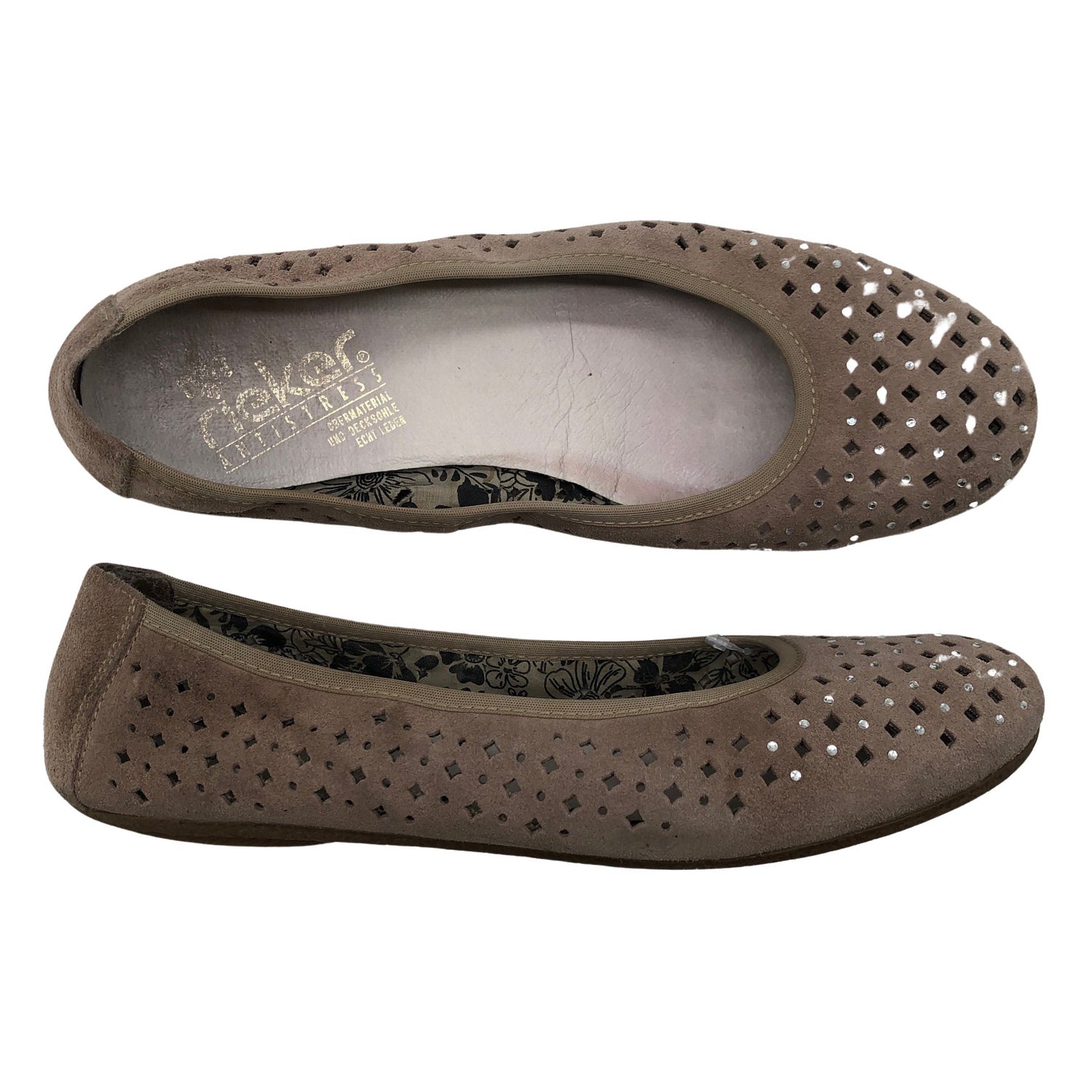  Ballerinat  Ballerinat, koko 42  Rieker 
