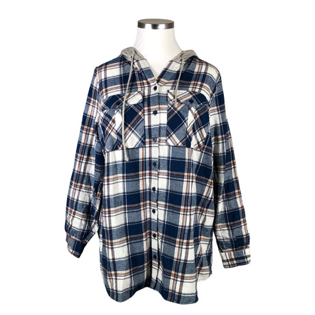 Unisex Zizzi - Flanellipaita, koko 44 -  ()