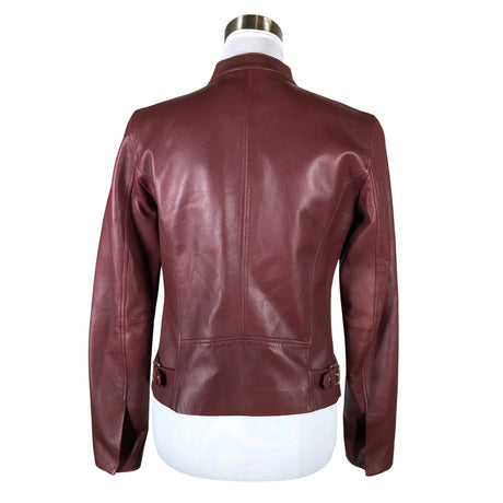 Unisex Massimo Dutti - Nahkatakki, koko 36 -  (2)
