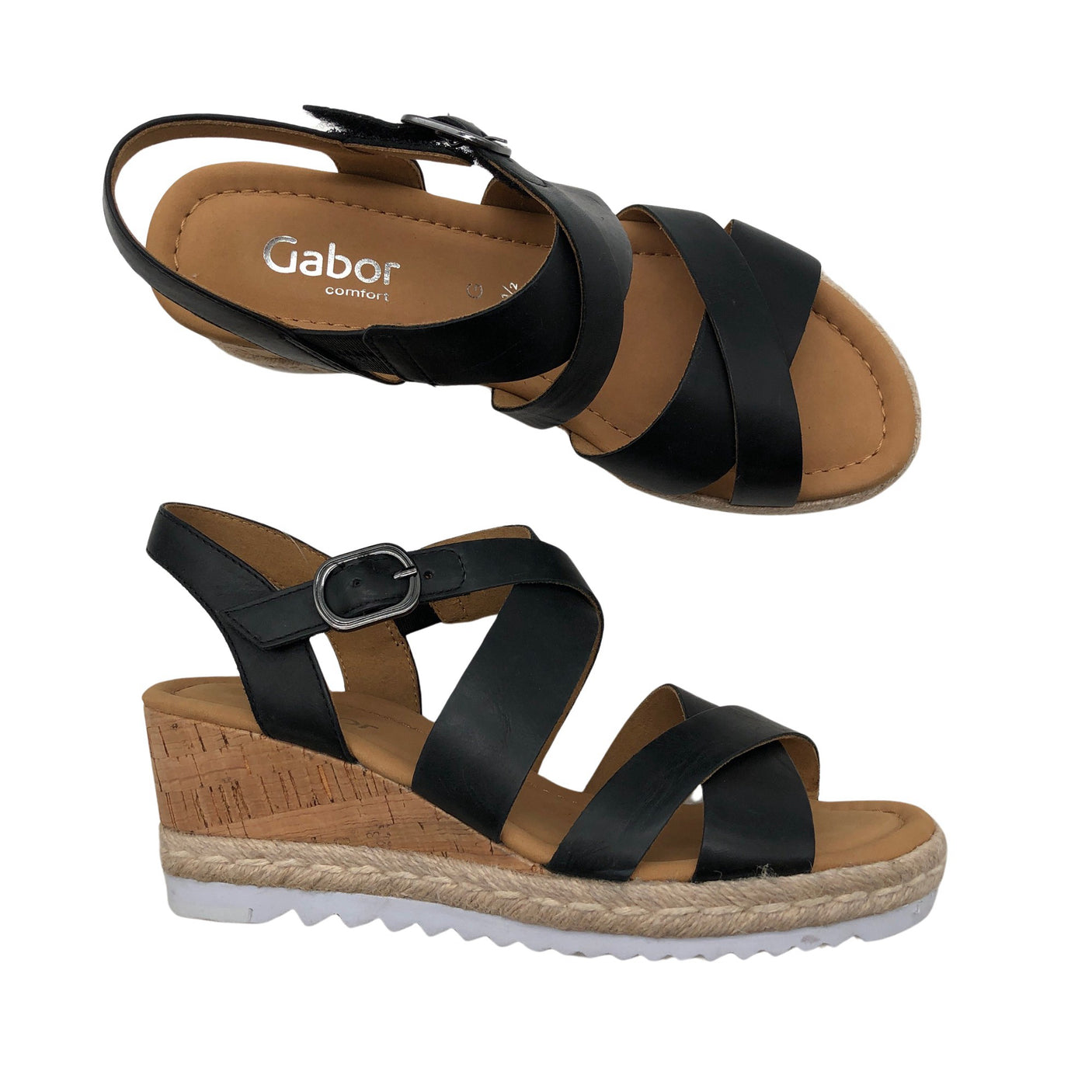 Unisex Gabor - Kiilakorkosandaalit, koko 38 -  (1)