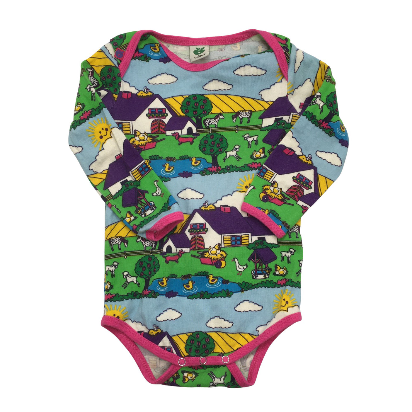 Unisex Småfolk - Body, koko 86 - 92 -  (1)