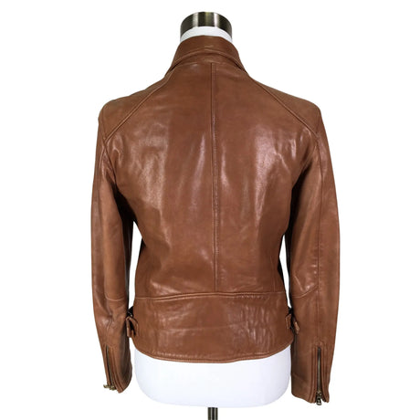 Unisex Massimo Dutti - Nahkatakki, koko 38 -  (2)