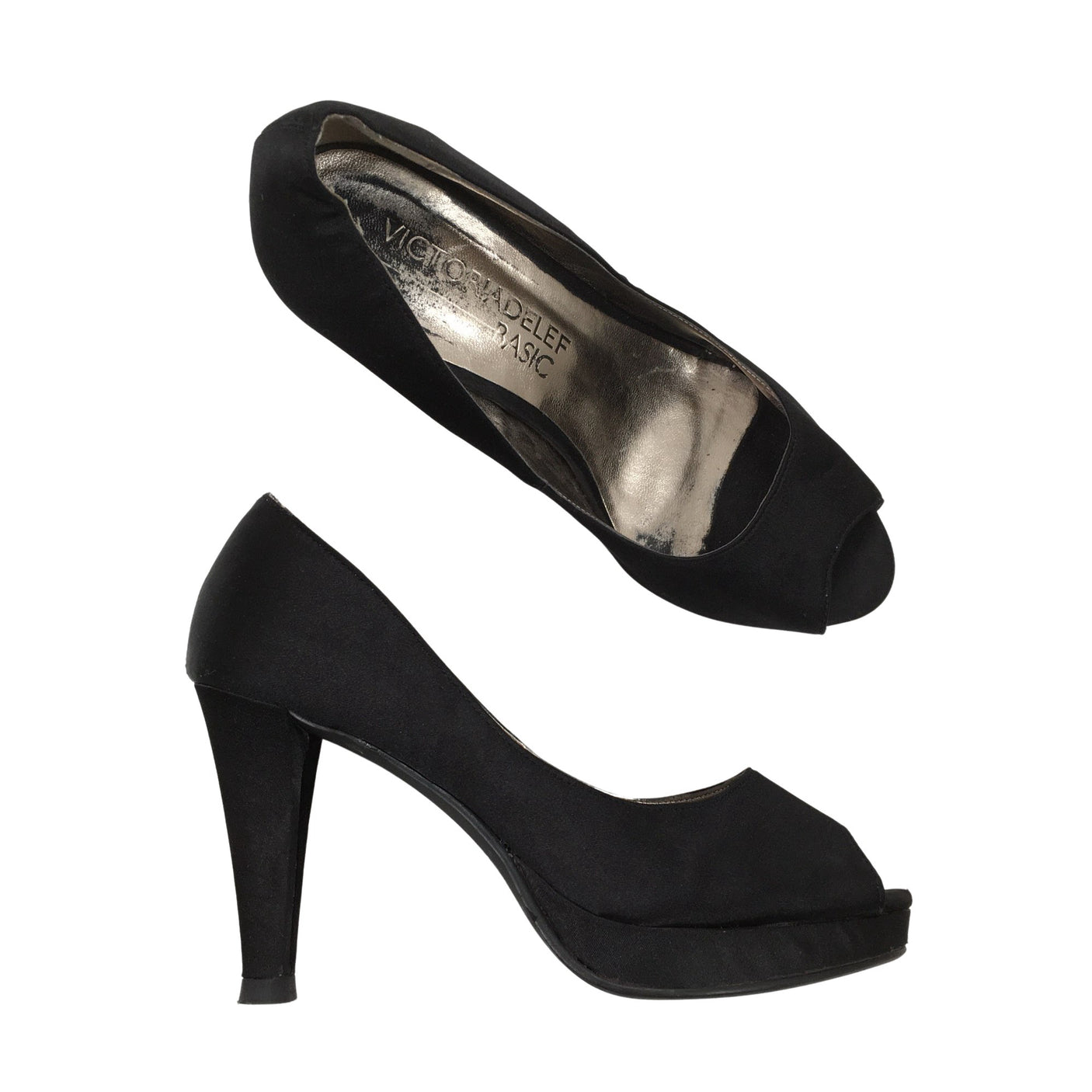 Avokärkiset korkokengät, koko 37