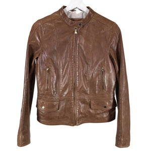 Unisex Massimo Dutti - Nahkatakki, koko 36 -  (1)