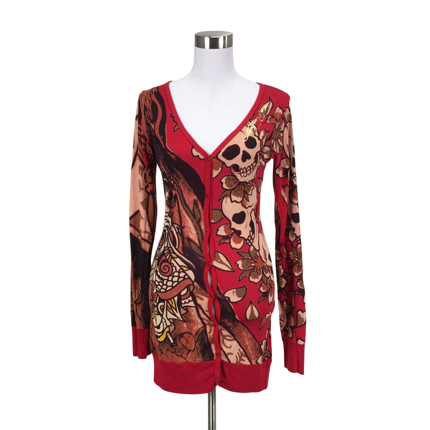  Mekko  Trikoomekko, koko 36  Ed Hardy 