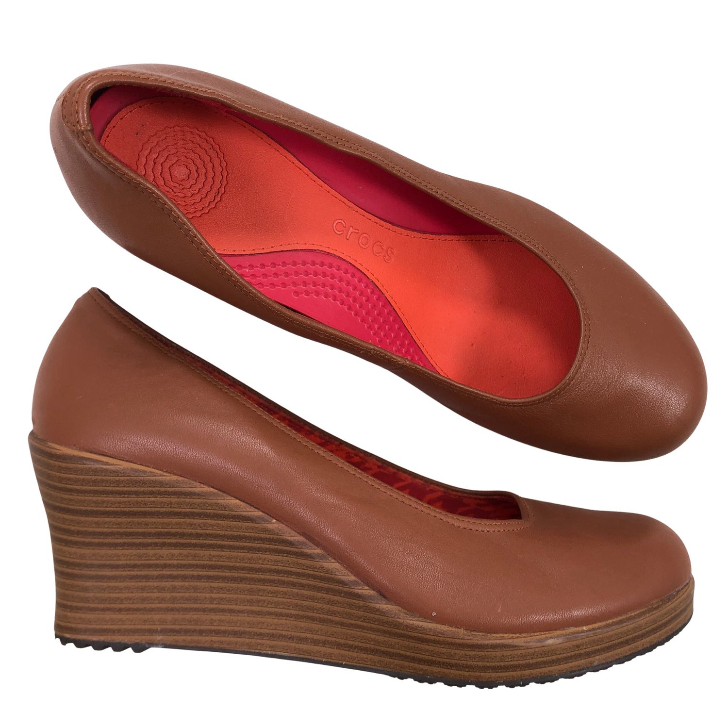  Kiilakorkokengät  Kiilakorkokengät, koko 41  Crocs 