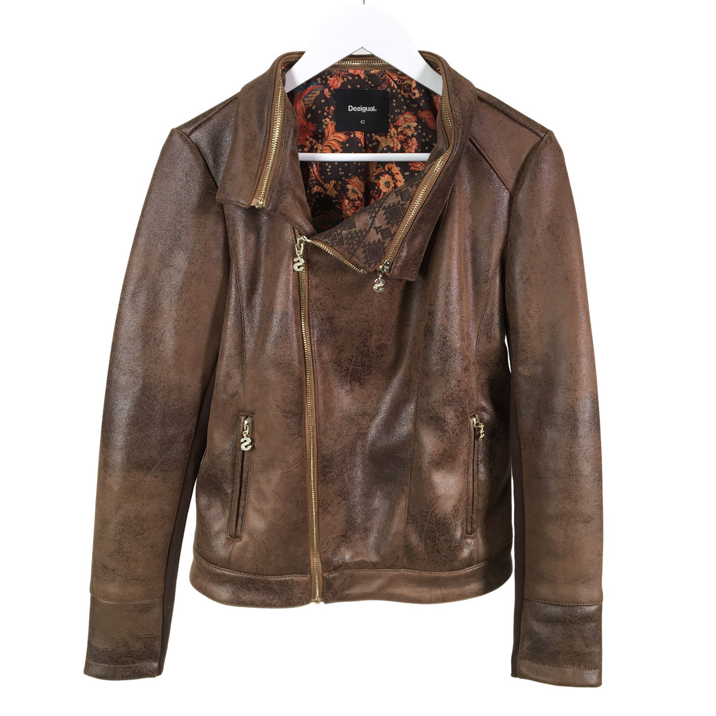 Unisex Desigual - Nahkatakki, koko 42 -  (1)
